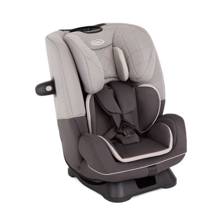 Graco - Scaun auto SlimFit Iron, 40-145 cm, certificat R129 si testat ADAC