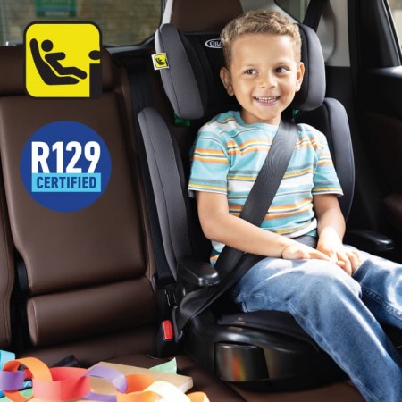 Graco - Scaun auto Junior Maxi Navy,100-150 cm, certificat R129