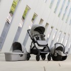 Graco - Carucior pentru copii multifunctional 3 in 1 Near2Me DLX Ash (Carucior Near2Me DLX + Landou Near2Me DLX + Scoica SnugLit