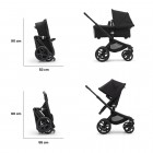 Carucior Bugaboo Fox 5 Renew Black Heritage Black Misty White 2 in 1