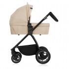Carucior 2 in 1 Lionelo Meril, Bej, Landou si scaun XL, Reversibil, Ventilatie 3D, Accesorii, Pana la 22 kg