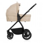 Carucior 2 in 1 Lionelo Meril, Bej, Landou si scaun XL, Reversibil, Ventilatie 3D, Accesorii, Pana la 22 kg