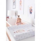 Saltea de infasat, Ceba Baby, Cu Intaritura, Pentru comode, masute de infasat si patuturi, 50x70 cm, Fara BPA, Certificata Oeko-Tex Standard 100, 0 luni+, Basic Balloons