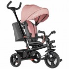 Tricicleta copii, Lionelo, Haari, Ultrapliabila, Multifunctionala, Suport picioare, Control al directiei, Scaun reversibil, Rotire 360 grade, Conform cu standardul european de securitate EN71, Bubblegum