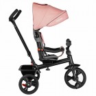 Tricicleta copii, Lionelo, Haari, Ultrapliabila, Multifunctionala, Suport picioare, Control al directiei, Scaun reversibil, Rotire 360 grade, Conform cu standardul european de securitate EN71, Bubblegum