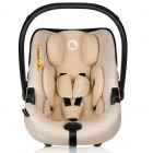 Scoica auto, Lionelo, i-Size Astrid, 0-13 Kg, 40-87 cm, Cu maner si capotina reglabile, Cu protectie laterala avansata, Salteluta confortabila, Testat ADAC, Conform cu standardul european de securitate R129, Bej