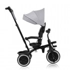 Tricicleta copii, Lionelo, Berry, 2 in 1, Multifunctionala, Suport picioare, Control al directiei, Scaun reversibil, Rotire 360 grade, Functie de roata libera, Utilizare pana la 5 ani, Constructie din otel, Conform cu standardul EN71, Gri