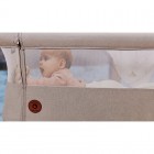 Patut co-sleeper Lionelo Aurora 3 in 1, cu leganare, setare unghiulara si saltea inclusa, 0 luni+, Bej