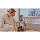 Patut co-sleeper Lionelo Aurora 3 in 1, cu leganare, setare unghiulara si saltea inclusa, 0 luni+, Bej