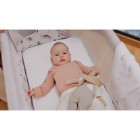Patut co-sleeper Lionelo Aurora 3 in 1, cu leganare, setare unghiulara si saltea inclusa, 0 luni+, Bej