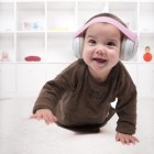 Casti antifonice pentru bebelusi, ofera protectie auditiva, SNR 23, roz, ALPINE Muffy Baby Pink ALP24951