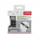 Casti antifonice pentru bebelusi, ofera protectie auditiva, SNR 23, negru, ALPINE Muffy Baby Black ALP25613