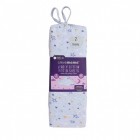 Set doua cearceafuri, blue, cu elastic 140 cm x 70 cm Clevamama 3366