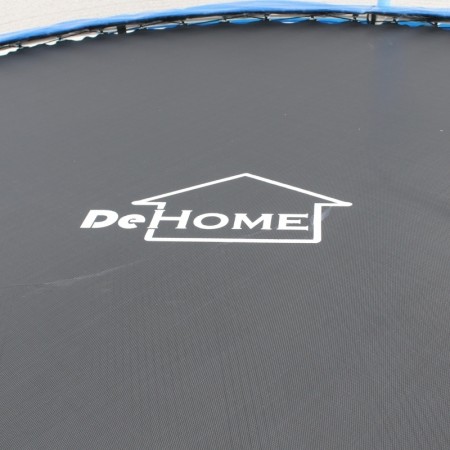 Trambulina DeHome Jumper 1010, diametru 305 cm, plasa de siguranta, scara inclusa, plasa rezistenta UV, structura metal