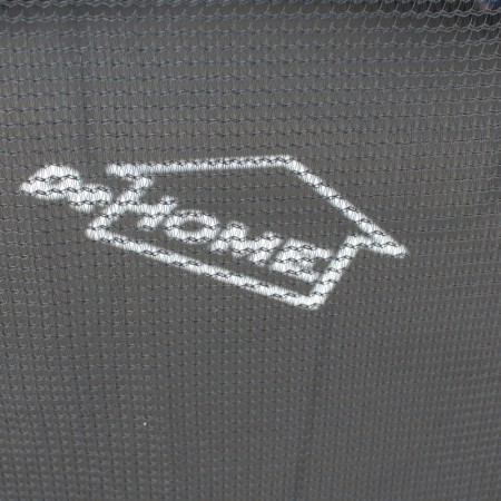 Trambulina DeHome Jumper 3012, diametru 366 cm, plasa de siguranta, scara inclusa, stalpi curbati tip pampkin, plasa rezistenta 