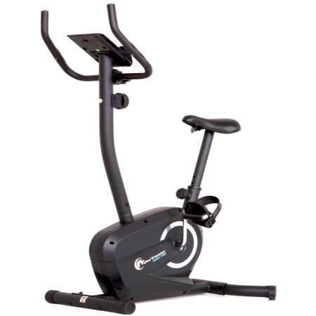 Bicicleta magnetica FitTronic® Atletic 700B, design robust, greutate suportata 120 kg, volanta 6 kg, afisaj electronic, sa regla