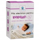 Pila electrica de unghii pentru bebelusi KidsCare, cu capete pentru nou nascuti si adulti, cu lumina, baterii incluse