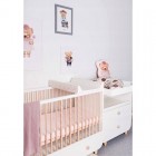 Saltea de infasat, Ceba Baby, Basic, Cu Intaritura, 70x50 cm, Suprafata impermeabila, Pentru comode de infasat sau patuturi, Fara ftalati, 0 luni+, Rainbow Walk
