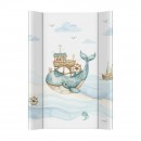 Saltea de infasat, Ceba Baby, Ultra Light, Cu Intaritura, 70x50 cm, Suprafata impermeabila, Pentru comode de infasat sau patuturi, Fara ftalati, 0 luni+, Ocean Adventure
