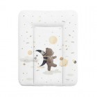 Saltea de infasat, Ceba Baby, Moale, 70 x 50 cm, Suprafata impermeabila, Pentru comode de infasat, Fara ftalati, 0 luni+, Galactic Travel