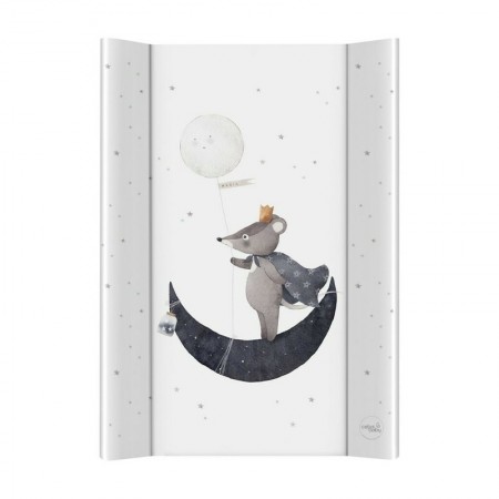 Saltea de infasat, Ceba Baby, Ultra Light, Cu Intaritura, 70x50 cm, Suprafata impermeabila, Pentru comode de infasat sau patuturi, Fara ftalati, 0 luni+, Moon Prince