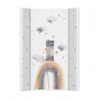 Saltea de infasat, Ceba Baby, Basic, Cu Intaritura, 70x50 cm, Suprafata impermeabila, Pentru comode de infasat sau patuturi, Fara ftalati, 0 luni+, Rainbow Home