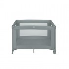 Patut pliant, Lionelo, Amelie, Cu intrare laterala, 100.5×70.5 cm, Include salteluta, roti, geanta pentru transport, Constructie usoara- 7 kg, Cadru stabil din otel, Gri