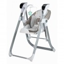 Scaun de masa si balansoar, FreeON, Oli Deluxe, 2 in 1, Transformabil, Multifunctional, Cu melodii de leagan, 0 luni+, Beige