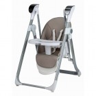 Scaun de masa si balansoar, FreeON, Oli Deluxe, 2 in 1, Transformabil, Multifunctional, Cu melodii de leagan, 0 luni+, Beige