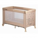 Patut pliant, FreeON, Nap, Cu un nivel, 120x60 cm, Beige