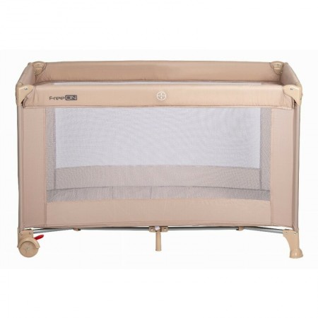 Patut pliant, FreeON, Nap, Cu un nivel, 120x60 cm, Beige