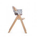 Scaun de masa multifunctional pliabil, Jane, Forest, De la 6 luni la adult, Din lemn fag, Greutate maxima 100 Kg, Sage