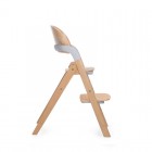 Scaun de masa multifunctional pliabil, Jane, Forest, De la 6 luni la adult, Din lemn fag, Greutate maxima 100 Kg, Sage
