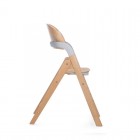 Scaun de masa multifunctional pliabil, Jane, Forest, De la 6 luni la adult, Din lemn fag, Greutate maxima 100 Kg, Sage