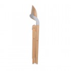 Scaun de masa multifunctional pliabil, Jane, Forest, De la 6 luni la adult, Din lemn fag, Greutate maxima 100 Kg, Sage