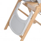 Scaun de masa multifunctional pliabil, Jane, Forest, De la 6 luni la adult, Din lemn fag, Greutate maxima 100 Kg, Sage