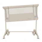 Patut co-sleeper, Lionelo, Pari, Multifunctional, Cu leganare, Reglabil in 6 pozitii pe inaltime, Saltea cu densitate T25, Geanta transport, 84x48x70-80 cm, Bej