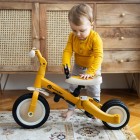 Tricicleta, Petite&Mars, Turbo, Editie limitata, 5 in 1, Multifunctionala, Vehicul de impins, Bicicleta cu/fara pedale, Cu maner de ghidaj, Detasabil, Roti din cauciuc, Pana la 25 kg, 1.5-5 ani, Rosy Wilderness