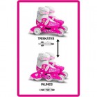 Role evolutive, Stamp, Paw Patrol, De la incepator la avansat, Cu 3 roti, Ajustabile, Inchidere prin velcro, Cu frana, Marime 27-30, Multicolor