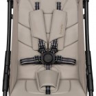 Carucior sport, Lionelo, Agia, 7.3 kg, Ultracompact, Pliere rapida cu o mana, Suport pentru biberon inclus, Sezutul lat si confortabil, 6-48 luni, Sustine 22 kg, Bej